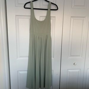 Aritzia Wilfred Assonance dress - Silver Sage Green